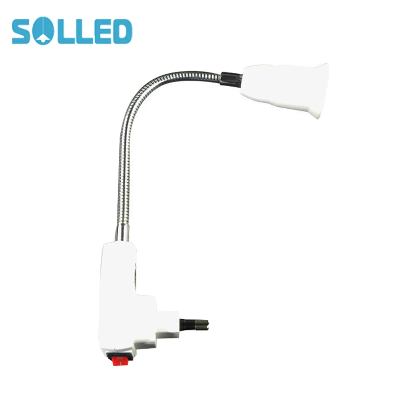 SOL светодиодный, красивый дизайн, E27, гибкий удлиняющий светодиодный светильник, лампа, держатель, Резьбовой Адаптер, конвертер