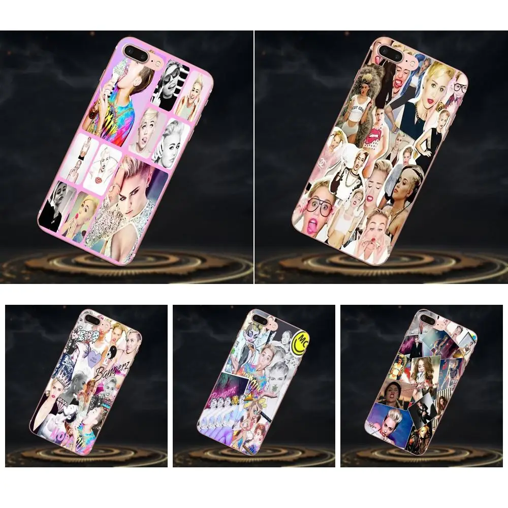 

Avatar Miley Cyrus Collage Glitter Sweet For Apple iPhone 4 4S 5 5C 5S SE 6 6S 7 8 Plus X XS Max XR Soft TPU Capa