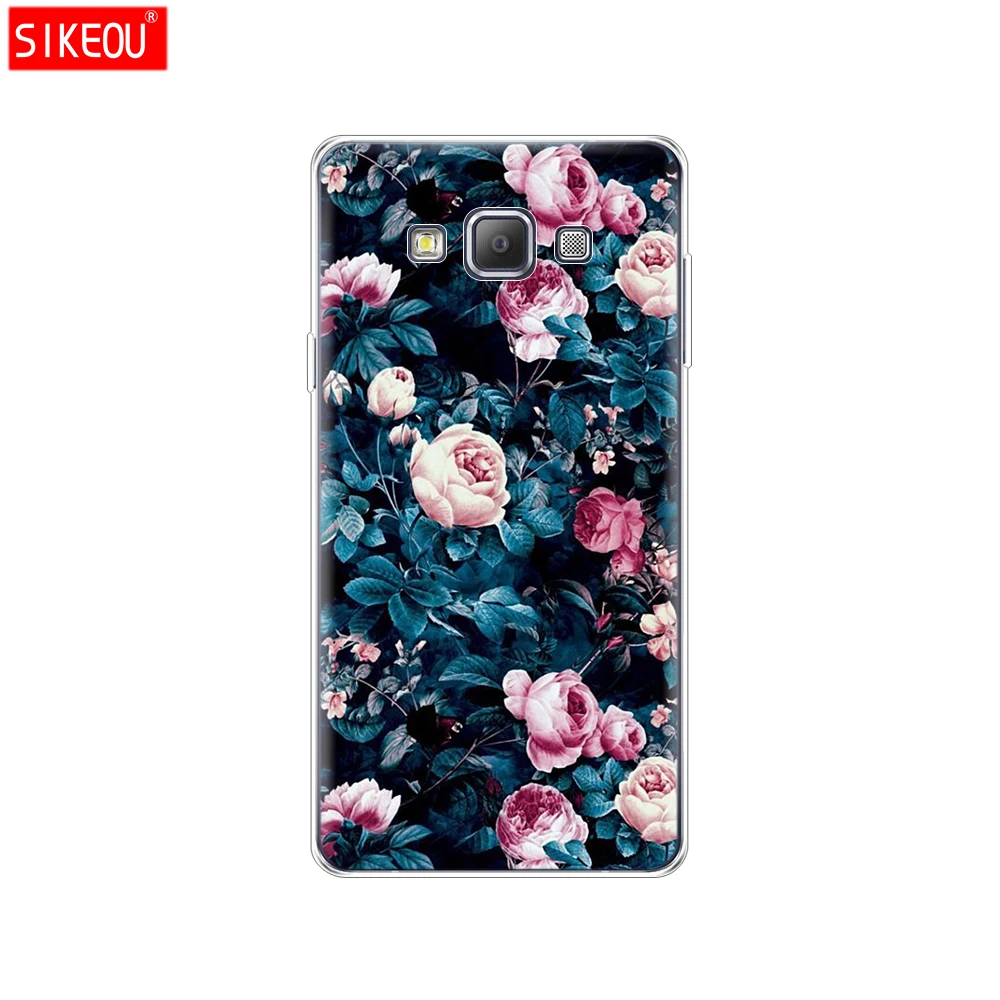 12087 Силиконовый чехол для samsung Galaxy A7 Чехол Мягкий ТПУ задняя крышка для samsung A7 A700 A700F чехол 360 Полный ударопрочный чехол - Цвет: 12087