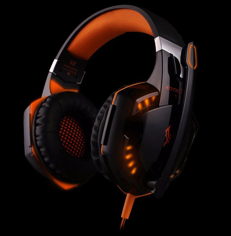 Best casque Computer Stereo Gaming Headphones Deep Bass Game Earphone Headset Gamer with Microphone Mic LED Light for PC Game  (8)