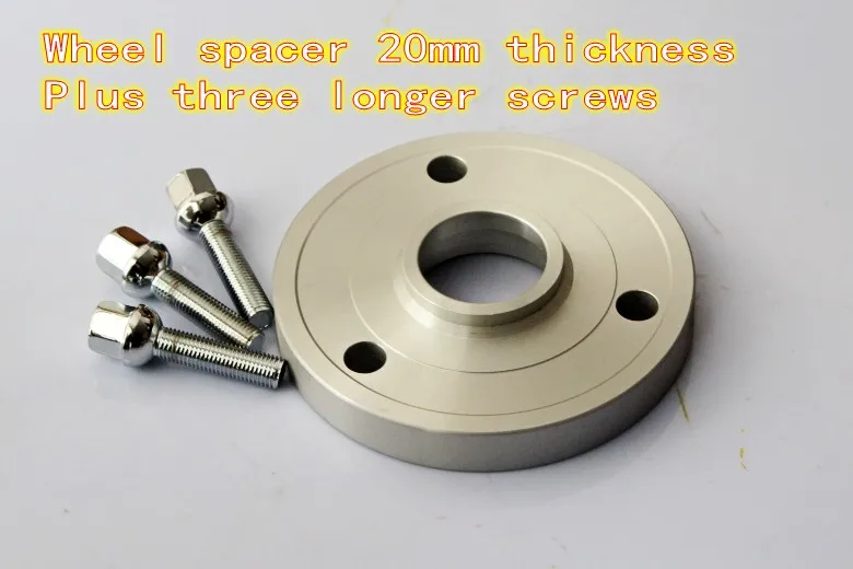 

2PCS 15mm Wheel spacers with lengthen wheel bolts for smart spacer & Dedicated Adapter 3-112 Wheel Modification Free Shipping