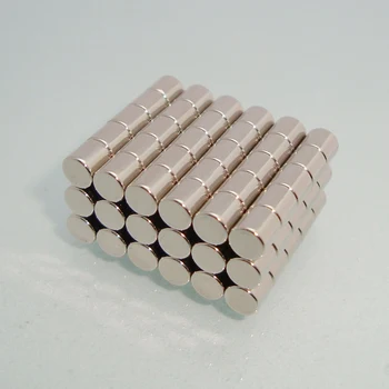

100Pcs 4x4mm Strong Cylinder Rare Earth Magnet Neodymium Bulk Sheet N38H Mini Small Round Magnets Disc 4*4mm Magnetic Materials