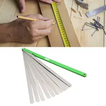 300 мм щуп-щуп 17 лопастей метрический 0,02-1 мм Толщина из нержавеющей стали измерительный инструмент датчик наполнителя