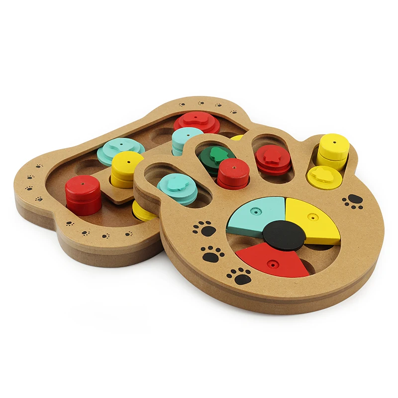 Интерактивные игрушки для собак кормление обработанная деревянная игрушка