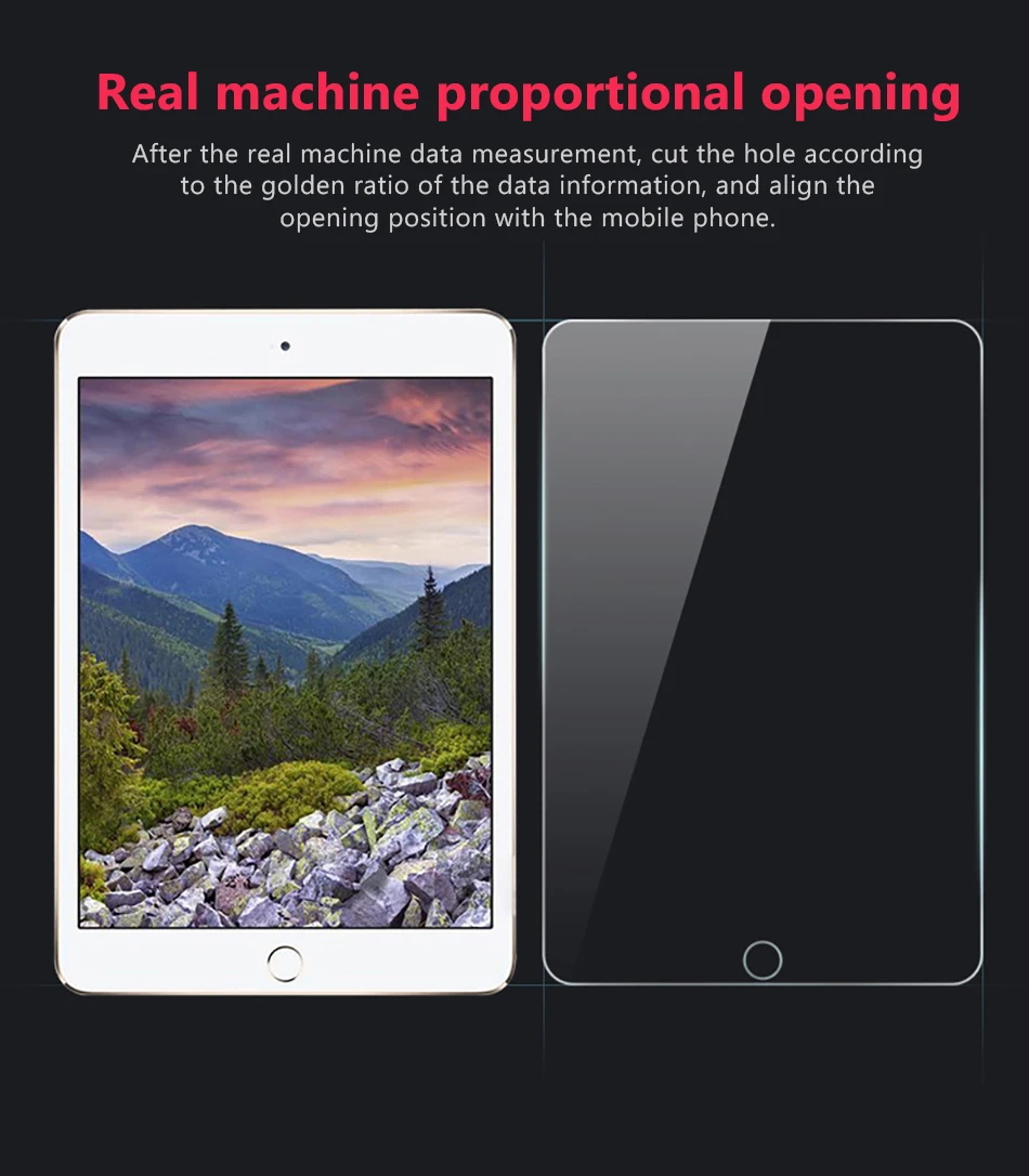 !ACCEZZ 9H Full Cover Transparent Anti Blue Ray Film Tablet For ipad mini 1 2 3 Premium Protective Tempered Glass Screen Films (9)