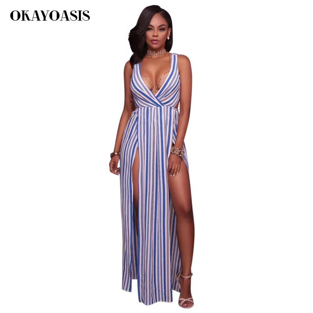 maxi dress with slits on both sides