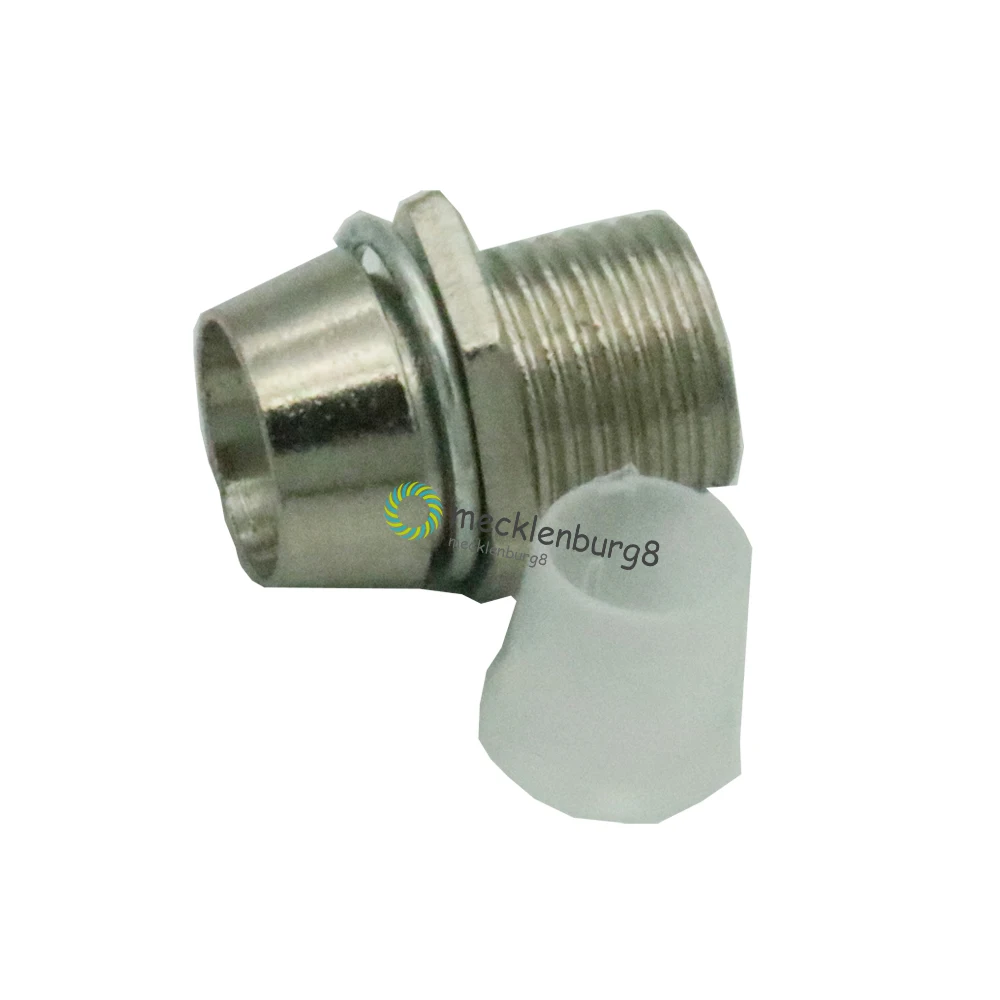 

5PCS 5MM Chrome Silver Metal Bezel LED Holder Mount Panel Display Base Rubber