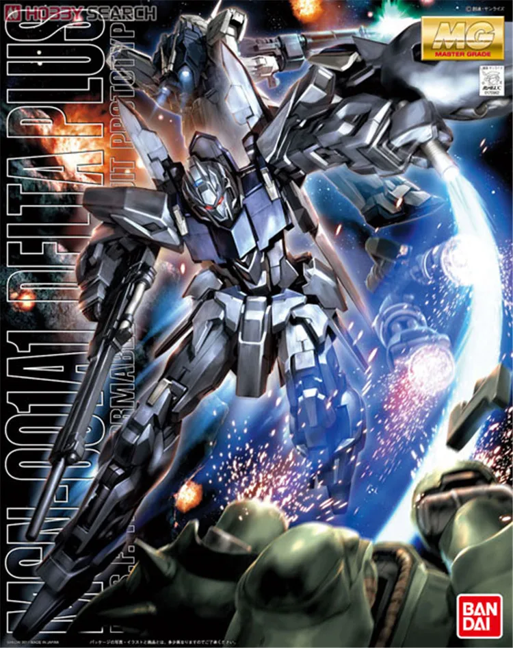 Bandai Gundam MG 1/100 MSN-001 DELTA PLUS A1 мобильный костюм сборные модели комплекты фигурки