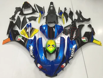 

Fairings YZF R1 2015 - 2017 Blue Black Shark Fairing Kits YZFR1 2016 Fairings YZF1000 R1 2015 no paint