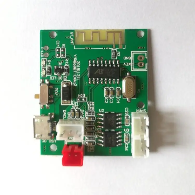 GHXAMP Bluetooth 5 0 усилитель аудио плата Вт мощности стерео USB зарядка динамик сделай