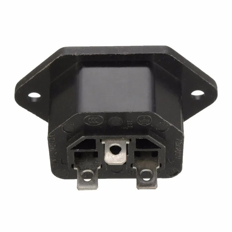 Шасси женский 10A/250V 3PIN 05231 AC IEC C13 C14 встроенный разъем адаптера сетевой питания