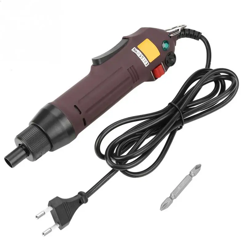 

1/4 Handheld Straight Shank Electric Screwdriver Bidirectional Practical Tool 220V EU Plug UK Plug AU Plug Optional