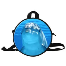 4 2015 Fashion Kids Pokemon Backpack Baby Round Bags for Children Gifts Cartoon Charizard School Backpacks Boys Mochilas Infantis
