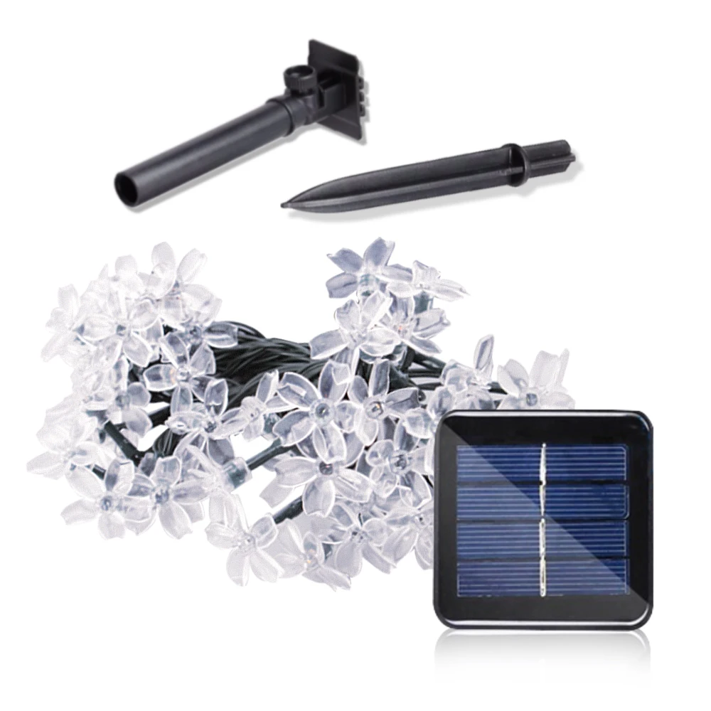 

5M 7M 10M LED Path Light Waterproof Solar Power/USB/EU String Lamp Fairy lights Flower Garland Road Garden Decorative Lighting