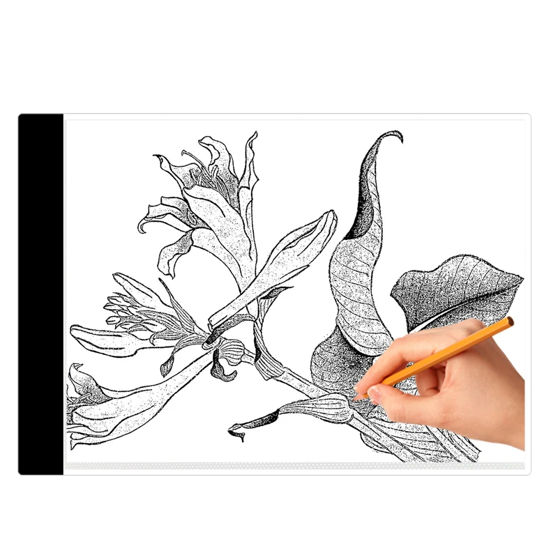 

Elice A4 Led Light Box Tracer Portable Copy Board Touch Switch Brightness USB Power Tracing Light Pad For Artists Drawing