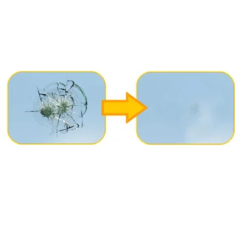 

Sleeve razor blade Curing strip Cracked Windshield Repair Kit For phone screen Glass Plastic Impact Device Practical Durable