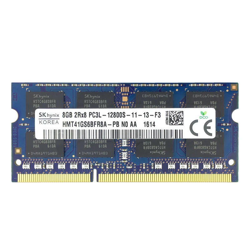 Дешево Чипы SKhynix для ноутбука Sodimm ram DDR3L 8 Гб 1600 МГц 1,35 в память для ноутбука PC3L 12800S 204pin без ECC память для ноутбука