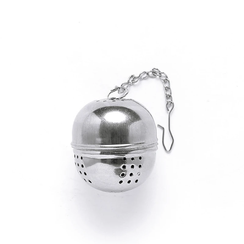 100pcs Ball Tea Infuser Essential Stainless Steel Mesh Filter Strainer