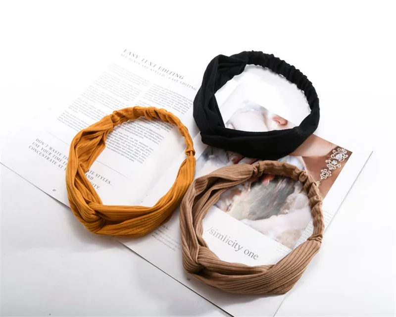  Women Hair Accessories Fashion Hairband Girls Headband Turban Elastic Hair band  (6)