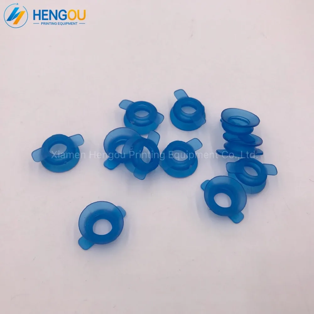 

100 Pieces Good Quality Blue Heidelberg Printing Machine GTO46 GTO52 Rubber Sucker 42.016.073