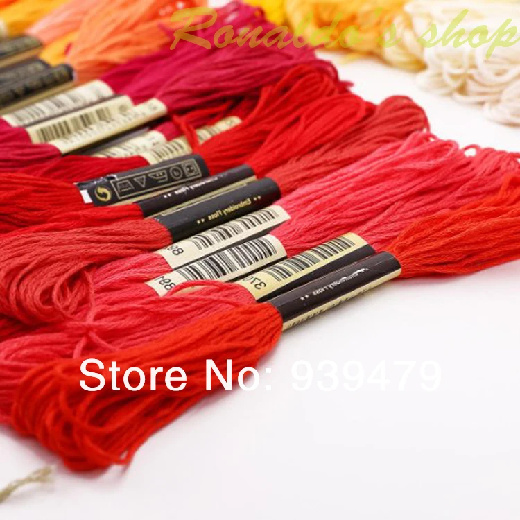 Free Shipping Worldfamous Floss Skein Embroidery Thread 400PCS Similar