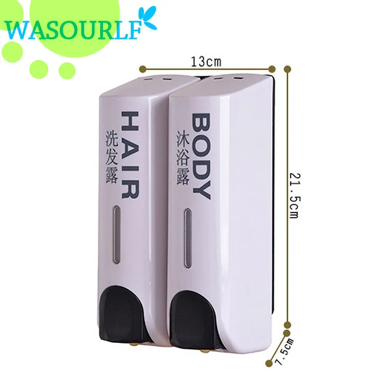 bathroom liquid hair and body hand soap white dispenser wall mounted washing free shipping wholesale retail