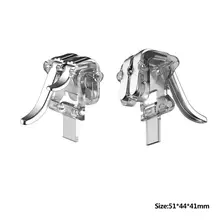 1 пара левые и правые игровые триггеры Кнопка огня ключ для мобильного телефона игровой шутер контроллер джойстики геймпад аксессуары