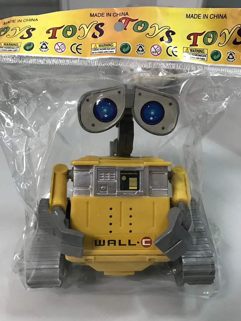 11,5 см робот стена E игрушки для детей WALL-E подарок на день рождения Робот Танк экскаватор Pixar свободная фигурка подвижная игрушка