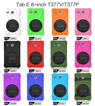 Heavy Duty Cover Case For Samsung Tab E T377V/T377P 8.0'',PC&Silicon Stand Hand Strap Tablets&e-Books Shell Skin Case
Heavy Duty Cover Case For Samsung Tab E T377V/T377P 8.0'',PC&Silicon Stand Hand Strap Tablets&e-Books Shell Skin Case