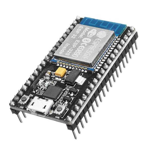 

Elecrow NodeMCU 32S Lua WiFi ForESP32S Development Board WiFi bluetooth Ultra Low Power Consumption Dual Cores ESP32 DIY Kit