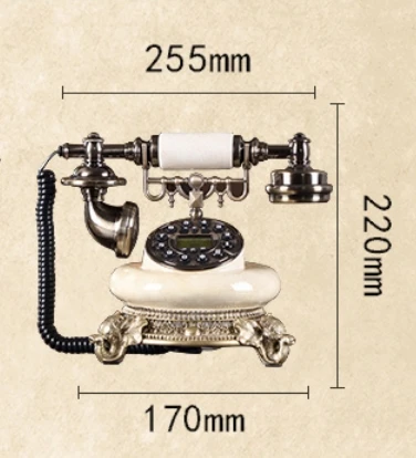 Античный телефон модный бытовой телефон с повторным циферблатом/громкой связью/подсветкой идентификатор звонящего