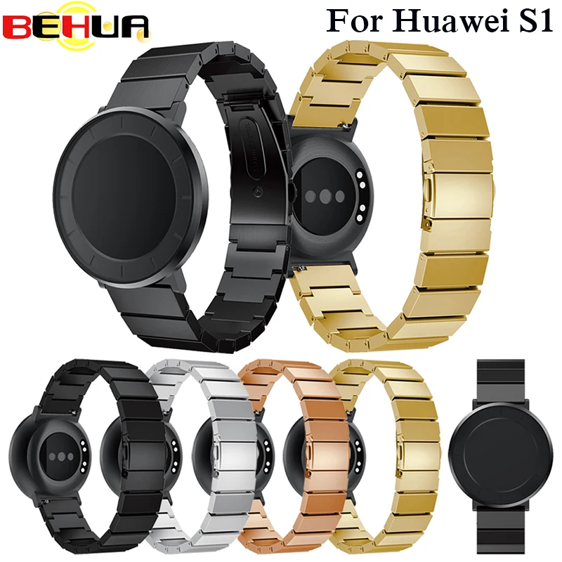 

High Quailty Watchband for Huawei S1 Watch Smart band for Huawei Honor S1 Style Metal Wrist Straps Replacement watch Accessories