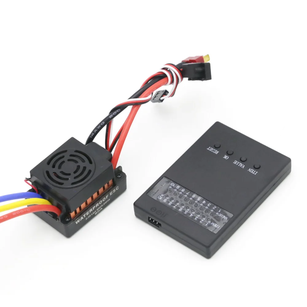 RC 3650 4300KV 3900KV 3500KV 3100KV bezczujnikowa bezszczotkowy silnik z 60A bezszczotkowy ESC z LED programowanie kart do 1/10 RC samochód RC 3650 4300KV 3900KV 3500KV 3100KV bezczujnikowa bezszczotkowy silnik z 60A bezszczotkowy ESC z LED programowanie kart do 1/10 RC samochód