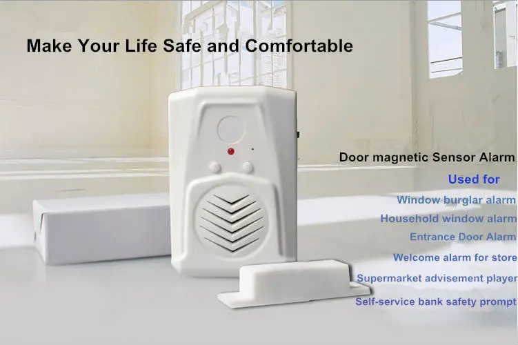 magnetic induction door sensor alarm