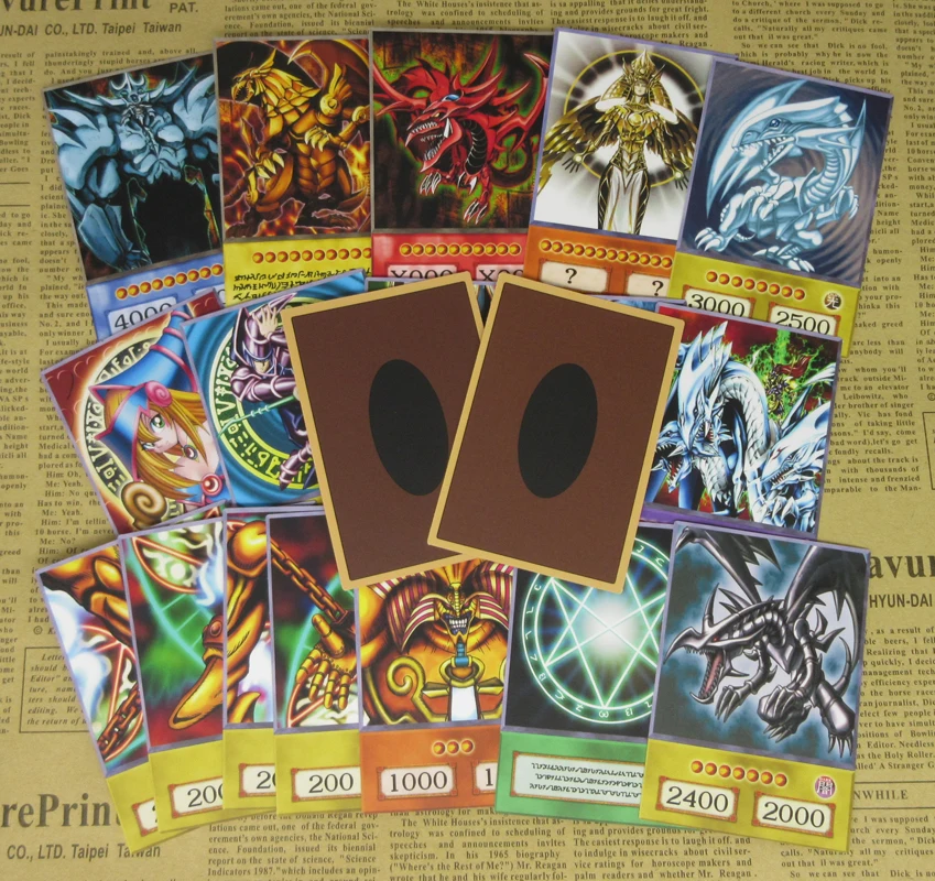 20 шт. Yu-Gi-Oh! Аниме стиль карты темный маг Exodia обелиск Slifer Ra Yugioh DM классический орика прокси карты воспоминание из детства