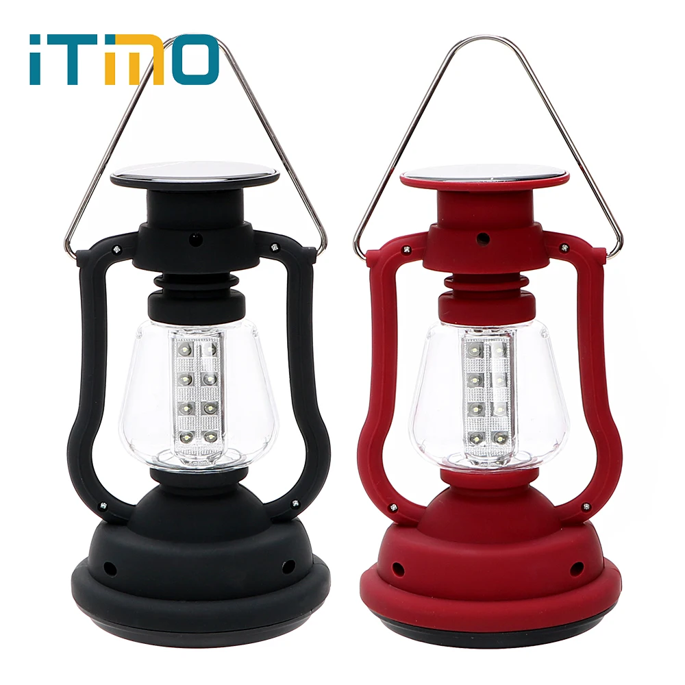 

ITimo Hiking Adventure Hand Generator Emergency lamp LED Camping Lantern Solar Lamp