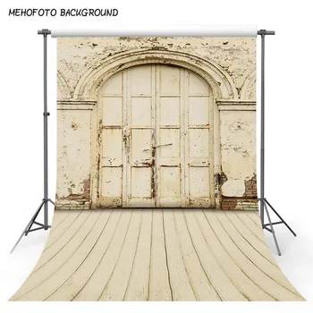 

vinyl photo backdrop Retro Door White Backgrounds for Photo Studio Baby Shower Kids Party Photography Backgrounds fotografia