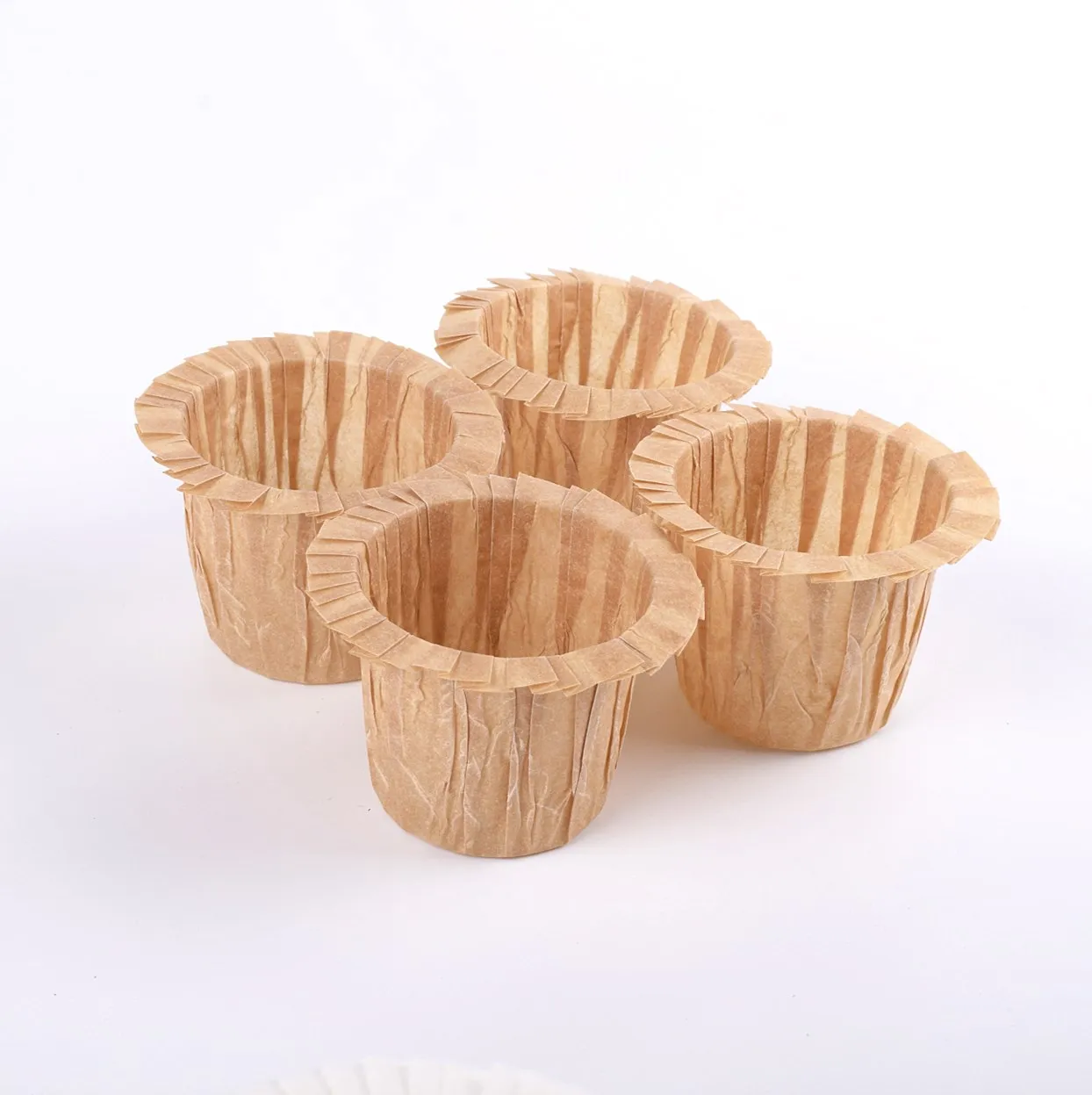

quality 30pcs Muffin Cupcakes paper cases wrapper high top hat liners release oil paper party pastry baking mat tools cups molds