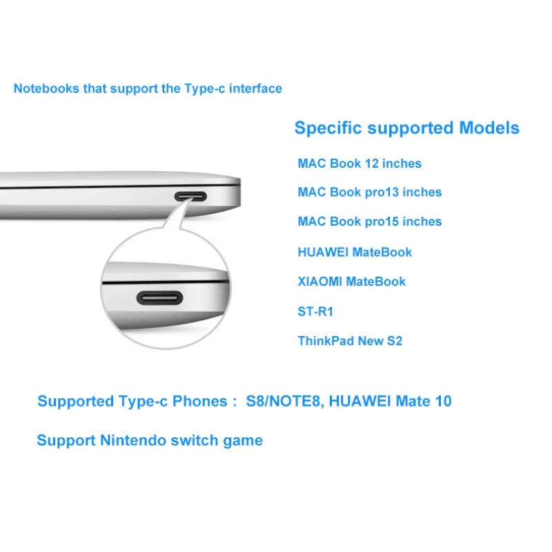 Портативный 1080 P тип-c к HDMI док-станция для переключателя, ТВ HDMI конвертер адаптер для консольный переключатель Nintendo аксессуары
