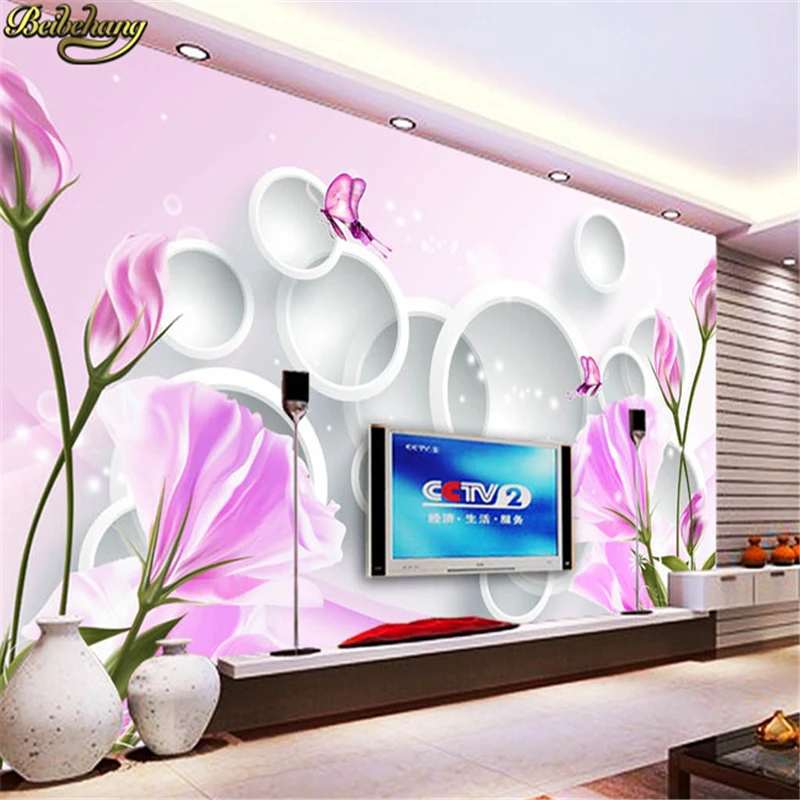 

beibehang Lily photo wallpaper Custom photo mural for wall flower photo wall paper papel de parede 3d wall paper papier peint