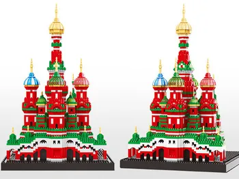 

4300PCS 3D Miniature building block model Creative micro Assembling toys Plastic Compatible all brand Friends