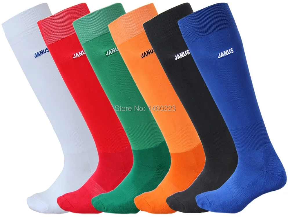 

Janus Professional Football Socks Stockings Sport Knee High Thickening Long Hockey Rugby Mens Uni-size