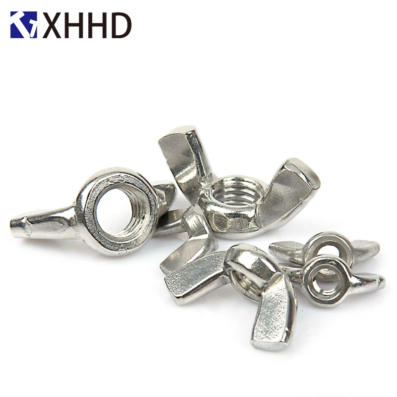 Метрическая резьба из нержавеющей стали 304 гайка с крыльями бабочками ручная