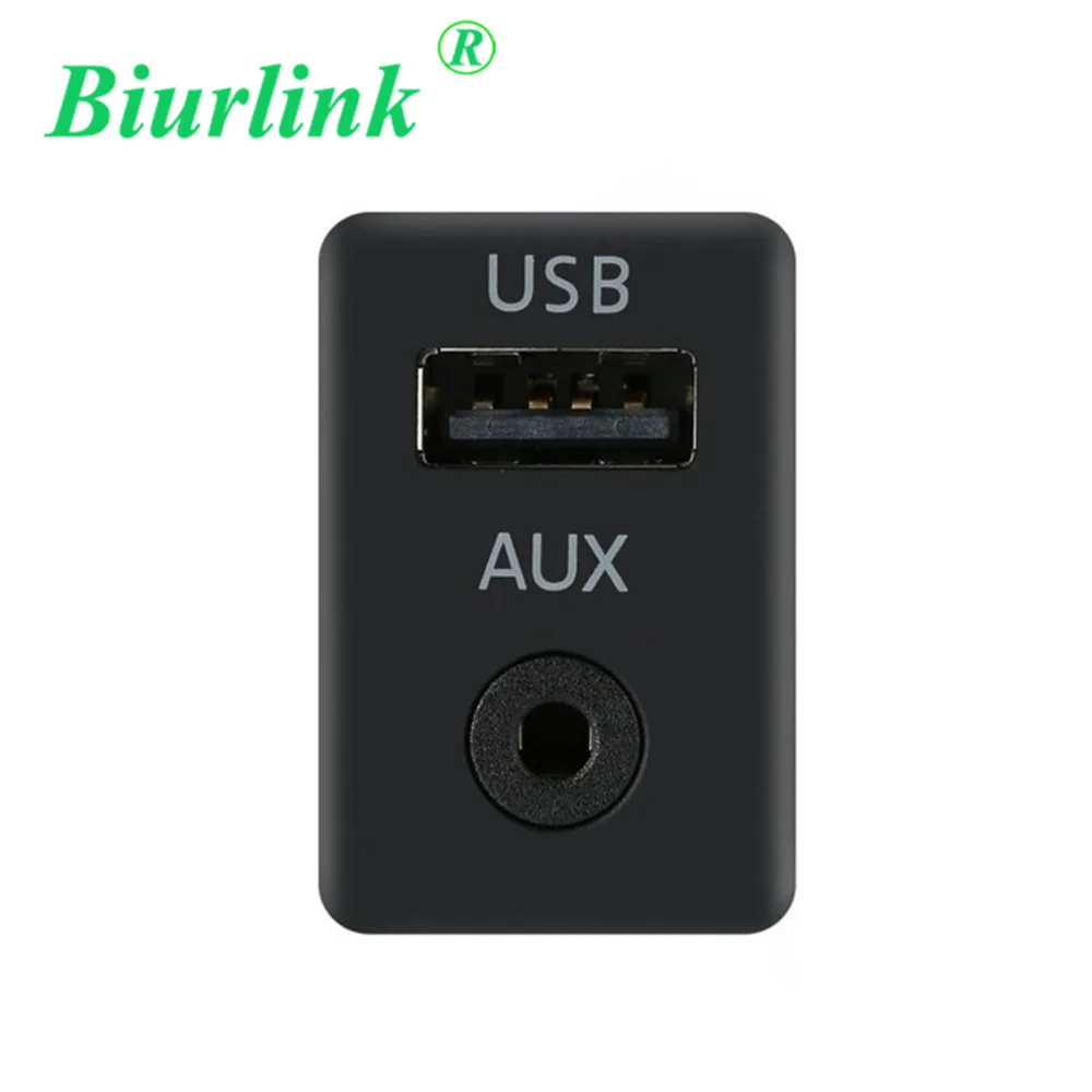 

Biurlink RCD510 RNS315 L3CD035249 USB AUX IN Switch Button Socket Interface For Volkswagen Tiguan Passat B6 B7 CC