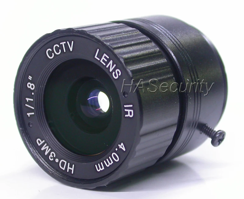 Объектив 1/1 8 4 мм CS F1.4 3.0MP для IP Камеры видеонаблюдения в сборе|Запчасти CCTV| |