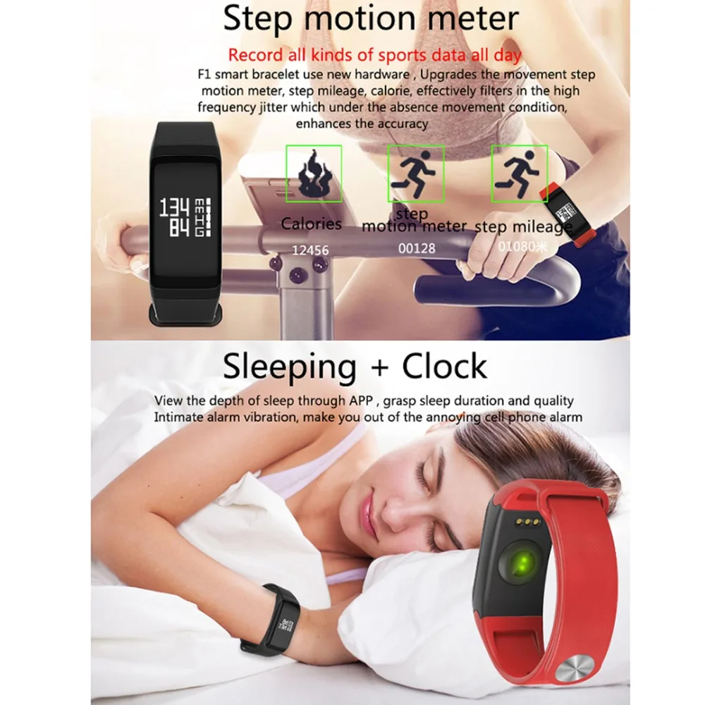 SOONHUA BT V4.0 умный Браслет фитнес-трекер сообщение напоминание о частоте пульса монитор сна водонепроницаемый браслет