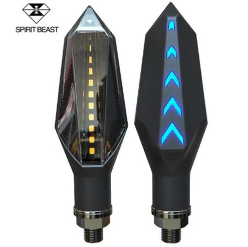 

SPIRIT BEAST Motorcycle LED Turn Signal Motorbike Highlight 12V Signal Light Assembly Motorcycle Blinker Lamp Universal Light