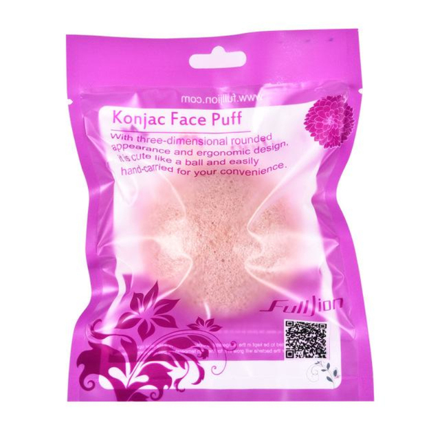 Soft Konjac Facial Sponge Naturals 100% Great For Sensitive Skin Deep Cleaning Solid Color Powder Puff For Face Cleaning