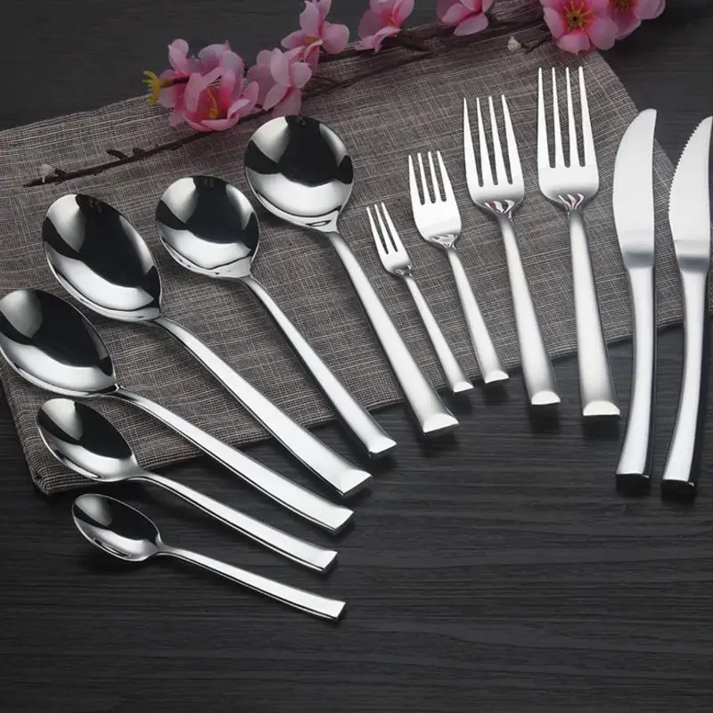 

New Coming 12pcs set Competitive Price Steak Knife Fork Spoon Restaurant Cutlery set