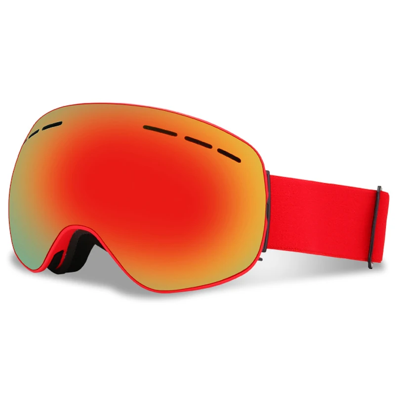 Magnética profesional gafas de esquí doble capa UV400 Anti-niebla adultos Snowboard esquí gafas mujeres hombres esquí máscara gafas